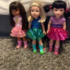 3 dolls